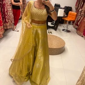 Beautiful traditional yellow/ gold lehenga